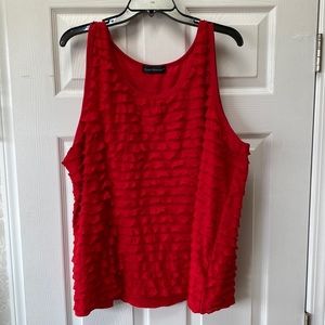 Red Travel Elements Tank Top